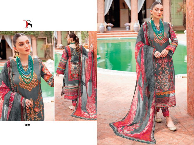 Deepsy Cheveron Lawn 5 Designer Pakistani Suit Collection